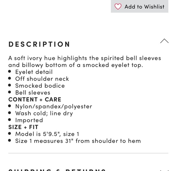 Torrid Ivory Smocked Off Shoulder Lace Top - Picture 10 of 11